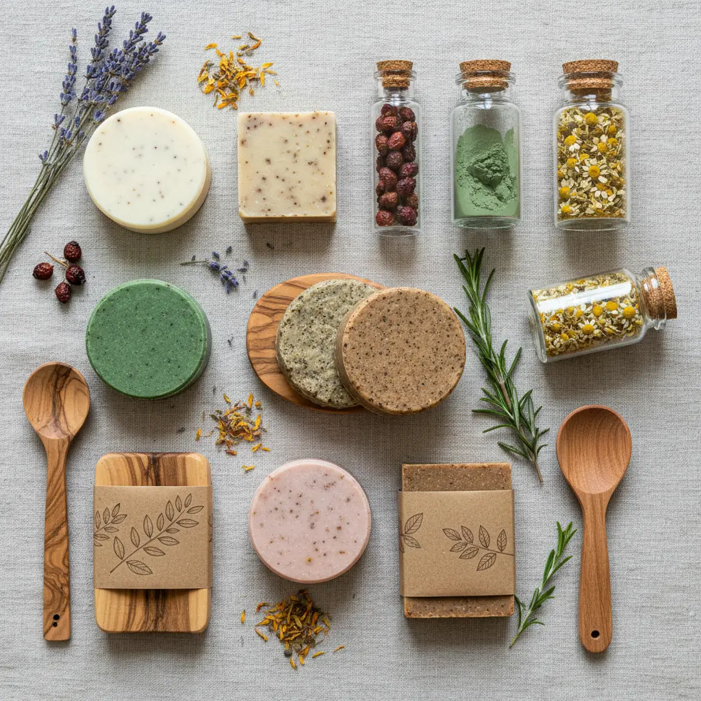 Handgemachte Naturkosmetik-Produkte